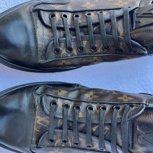 Louis Vuitton Men's Sneakers Match-Up Monogram Multicolor Size 7.5 EU/8.5 US - Picture 6 of 9